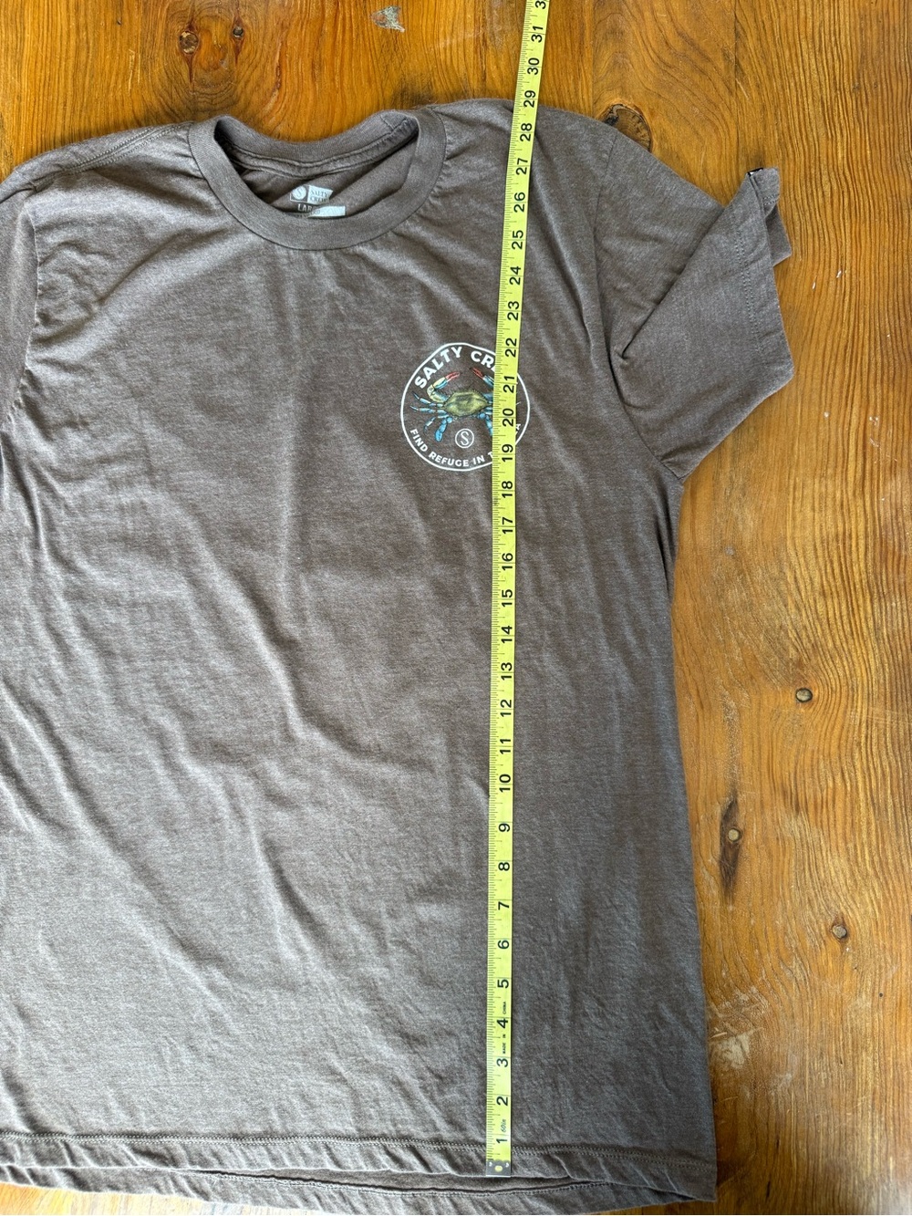 Men’s Salty Crew Heather Brown Graphic Tee - Picture 6 of 6